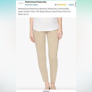 Like new XS Motherhood Maternity khaki
Super Stretch Over The Belly Skinny Pant